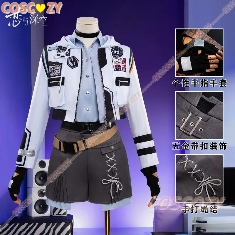 Love and Deepspace Silent Protocol Hunter Cosplay Costume Women Full Set Motorcycle Jacket Halloween Carnival Birthday Gifts
Love and Deepspace Silent Protocol Hunter Cosplay Costume Women Full Set Motorcycle Jacket Halloween Carnival Birthday Gifts