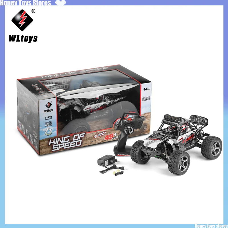WLtoys 12409 Remote-Controlled Car Toy Model Electric Four-Wheel Drive Desert Off-Road Vehicle 1:12 2.4G 45km/H Climbing Rc Car
WLtoys 12409 Remote-Controlled Car Toy Model Electric Four-Wheel Drive Desert Off-Road Vehicle 1:12 2.4G 45km/H Climbing Rc Car