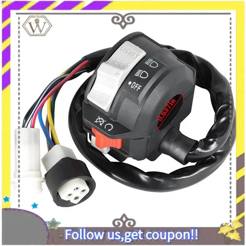 ABXV-Left Handlebar Switch Run Start Headlight For Yamaha MOTO-4 YFM225 YFM250 YFM350
ABXV-Left Handlebar Switch Run Start Headlight For Yamaha MOTO-4 YFM225 YFM250 YFM350