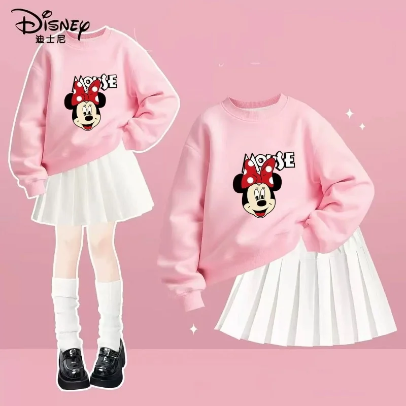 Autumn Baby Girl Boy Clothes Set Children Disney Minnie Printed Sweatshirt Top and Pleated Skirts Bottom Suit Cotton Tracksuit
Autumn Baby Girl Boy Clothes Set Children Disney Minnie Printed Sweatshirt Top and Pleated Skirts Bottom Suit Cotton Tracksuit
