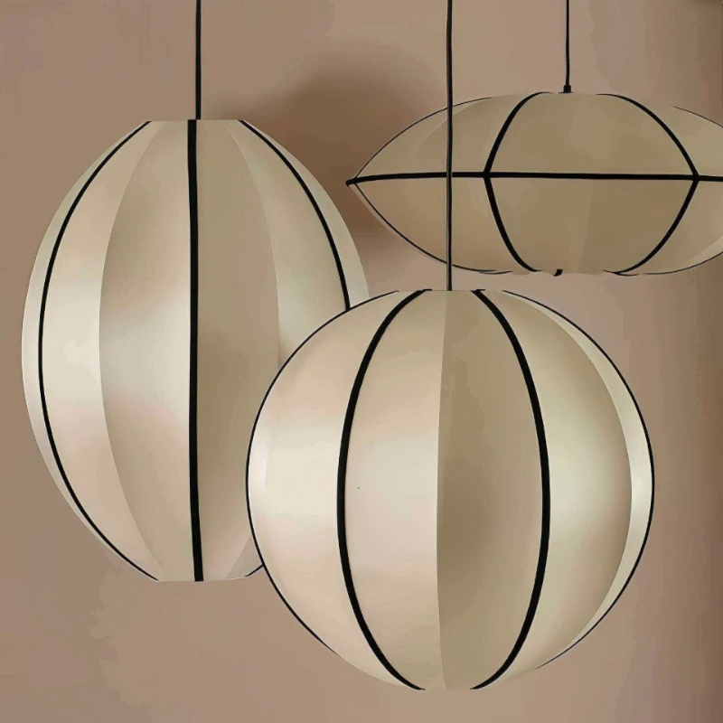 Modern Medieval Chandelier Living Room Home Decoration Japanese Style Bedroom Wabi-sibi Style Lantern Silk Zen Pendant Light LED
Modern Medieval Chandelier Living Room Home Decoration Japanese Style Bedroom Wabi-sibi Style Lantern Silk Zen Pendant Light LED