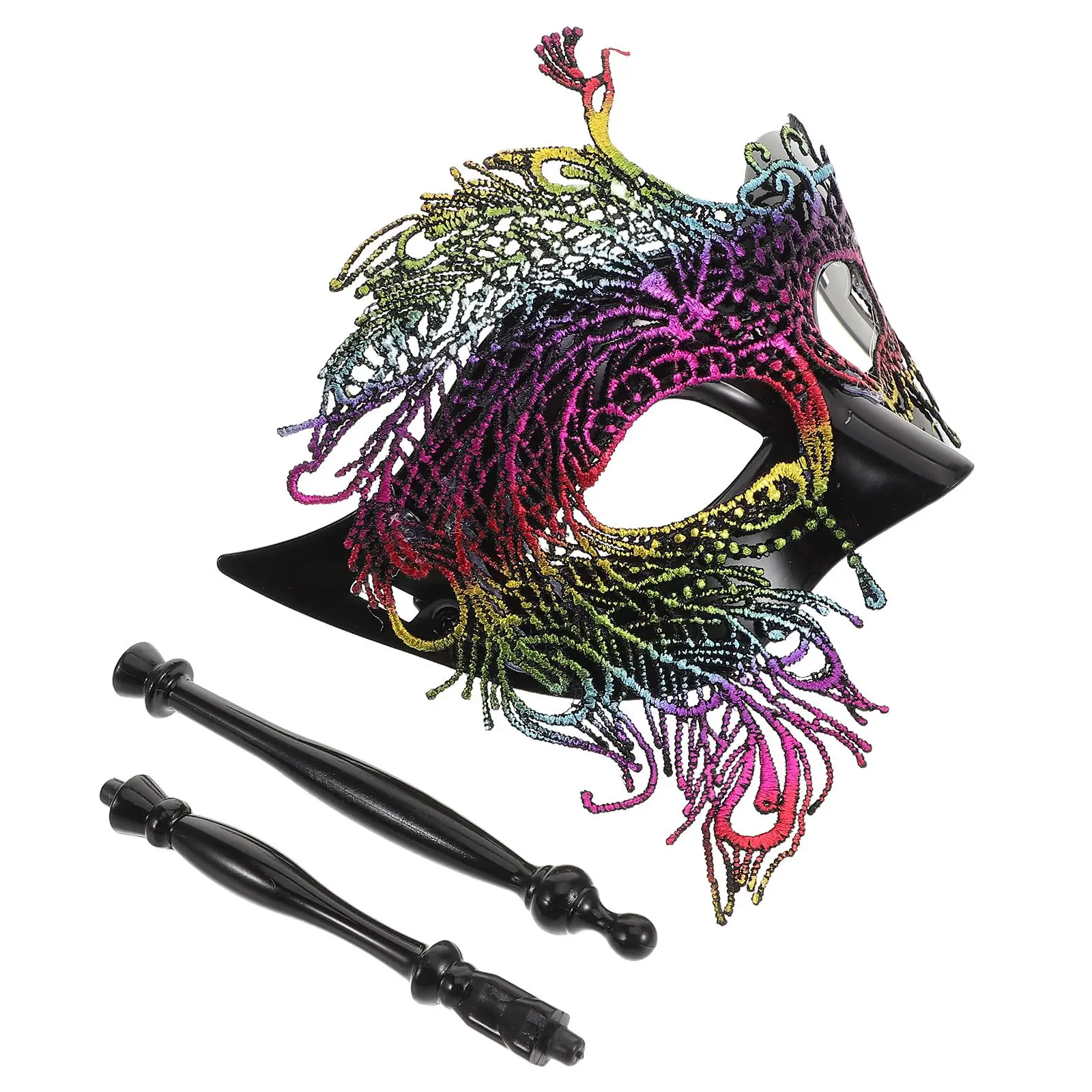 Handheld Stick Lace Mask Women Costume Accessories Masquerade Carnival Halloween Party Masks Elegant Craftsmanship
Handheld Stick Lace Mask Women Costume Accessories Masquerade Carnival Halloween Party Masks Elegant Craftsmanship