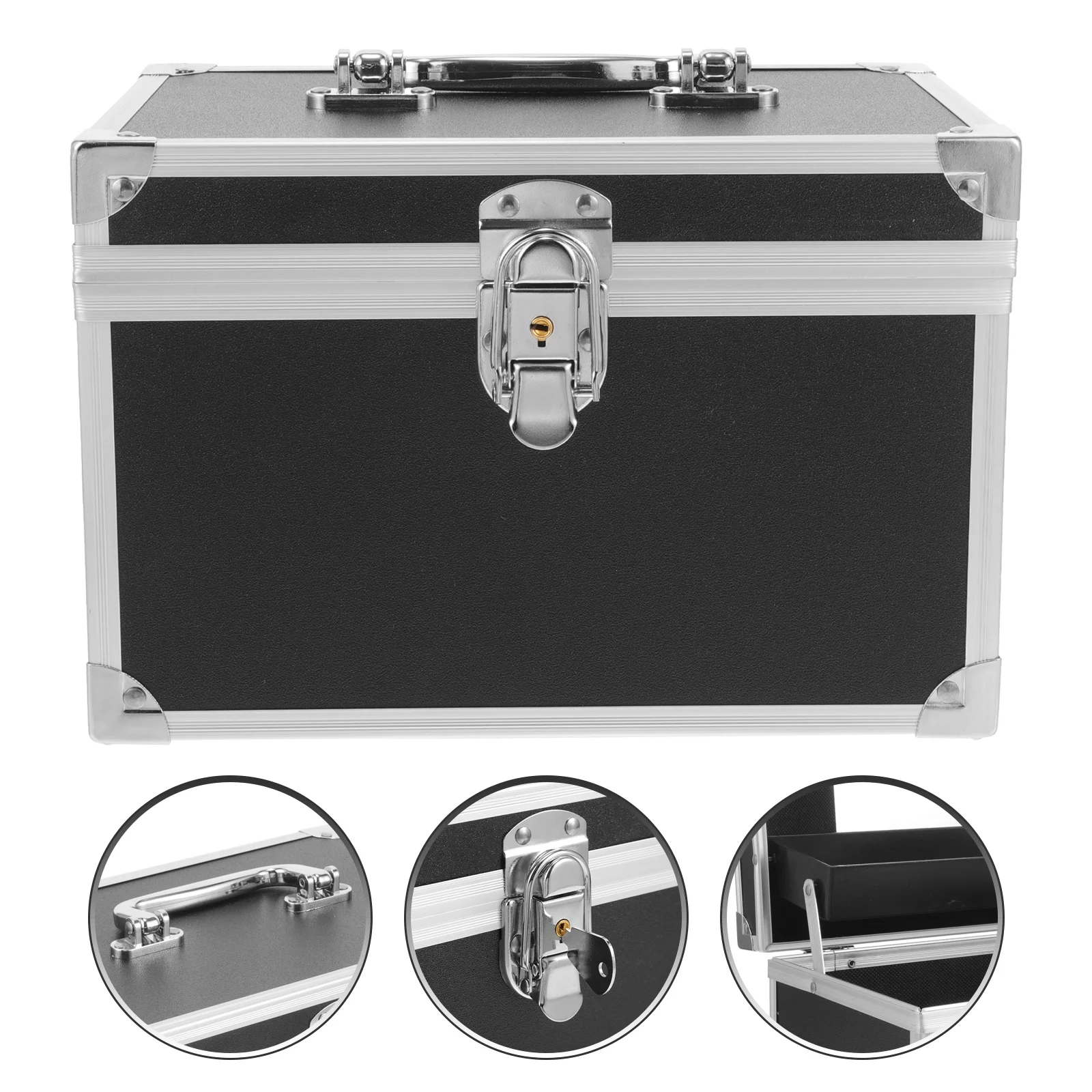 Travel Makeup Bag Aluminum Alloy Case Suitcase Box Portable Cosmetics Carrying Tools
Travel Makeup Bag Aluminum Alloy Case Suitcase Box Portable Cosmetics Carrying Tools