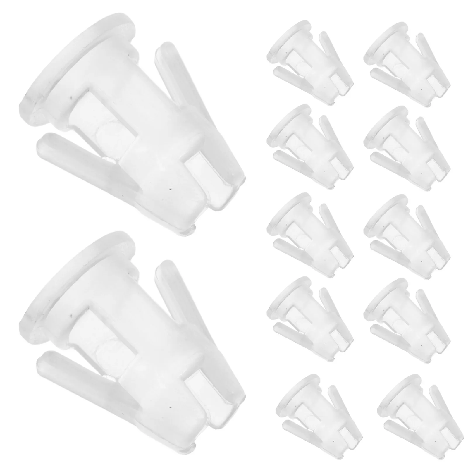 200Pcs LED Light Socket Safety Cap Replacement for String Lights Plastic Protective Caps Quick Installation for Indoor Outdoor