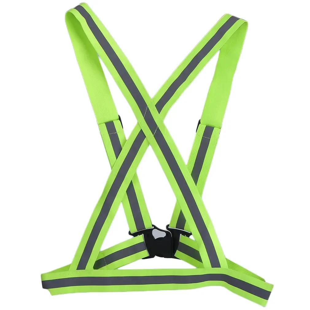 Highlight Reflective Straps Night Work Security Running Cycling Safety Wear Reflective Vest
Highlight Reflective Straps Night Work Security Running Cycling Safety Wear Reflective Vest