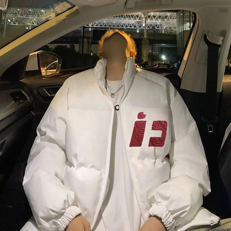 Белая пуховая хлопковая куртка для мужчин, зимняя, теплая, объемная, модная, брендовая, из хлопка Jianning, молодежная, свободного кроя
Белая пуховая хлопковая куртка для мужчин, зимняя, теплая, объемная, модная, брендовая, из хлопка Jianning, молодежная, свободного кроя