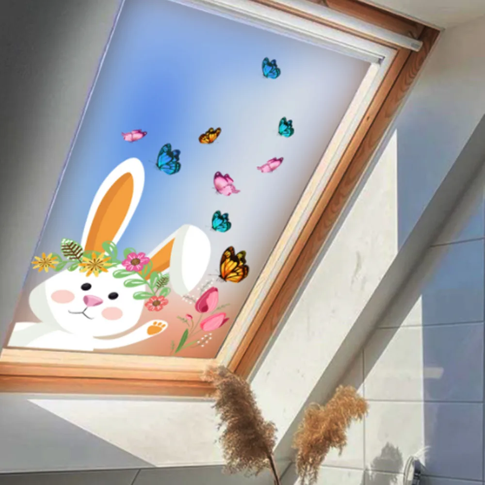 Double-Sided Easter Window Sticker Rabbit Butterfly Electrostatic Decor for Glass & Window
Double-Sided Easter Window Sticker Rabbit Butterfly Electrostatic Decor for Glass & Window