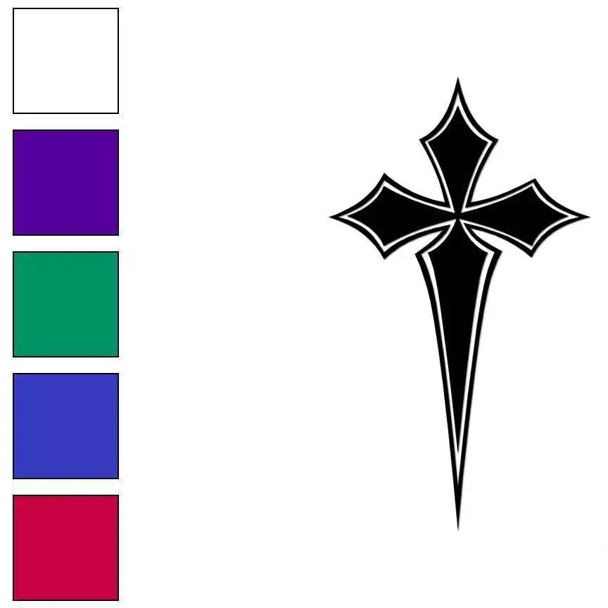 HDSS-Personalized Cross Outline Vinyl Car Stickers, Motorcycle Accessories, Helmets, Laptops, Decorative Stickers, PVC Hot Sale
HDSS-Personalized Cross Outline Vinyl Car Stickers, Motorcycle Accessories, Helmets, Laptops, Decorative Stickers, PVC Hot Sale