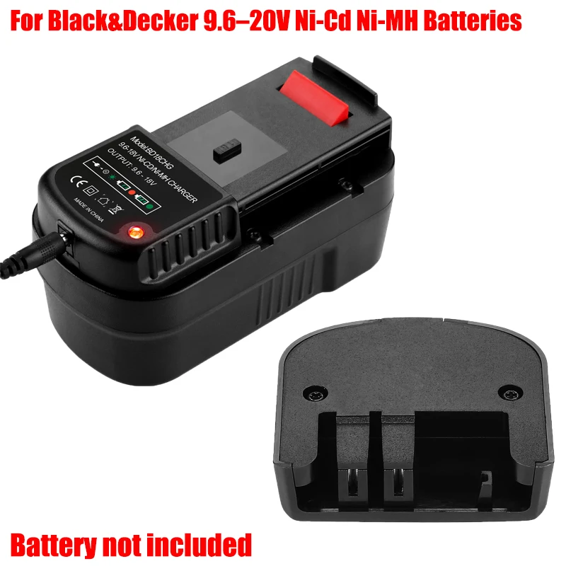 Portable Battery Charger Power Tool Battery Charger Compatible for Black&Decker 9.6–20V Ni-Cd Ni-MH Batteries Smart Fast Charger
Portable Battery Charger Power Tool Battery Charger Compatible for Black&Decker 9.6–20V Ni-Cd Ni-MH Batteries Smart Fast Charger
