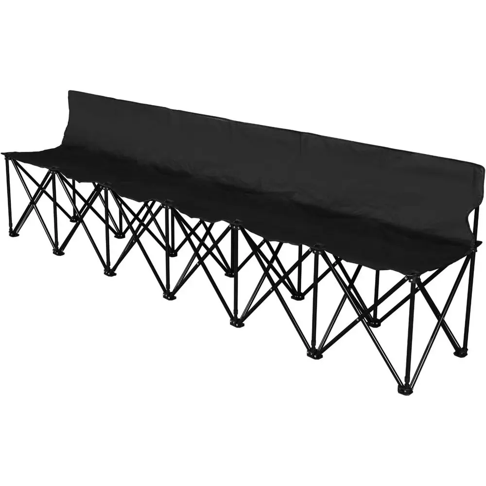 Collapsible 6-Person Soccer Bench with Backrest and Carry Bag, Ideal for Camping and Sidelines
Collapsible 6-Person Soccer Bench with Backrest and Carry Bag, Ideal for Camping and Sidelines