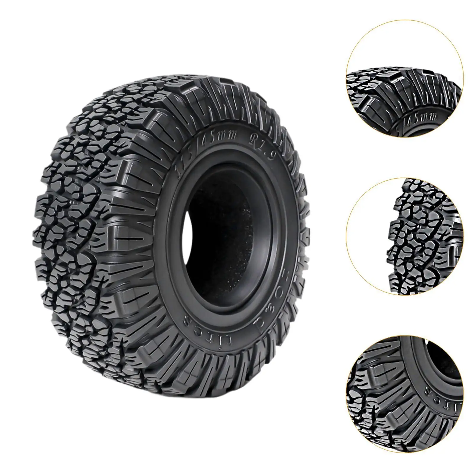 4Pcs 1/10 RC Wheels and Tires Rubber Spare Parts Easy to Install RC Tires RC Upgrade Part Replace for SCX10 DIY Modified RC Car
4Pcs 1/10 RC Wheels and Tires Rubber Spare Parts Easy to Install RC Tires RC Upgrade Part Replace for SCX10 DIY Modified RC Car