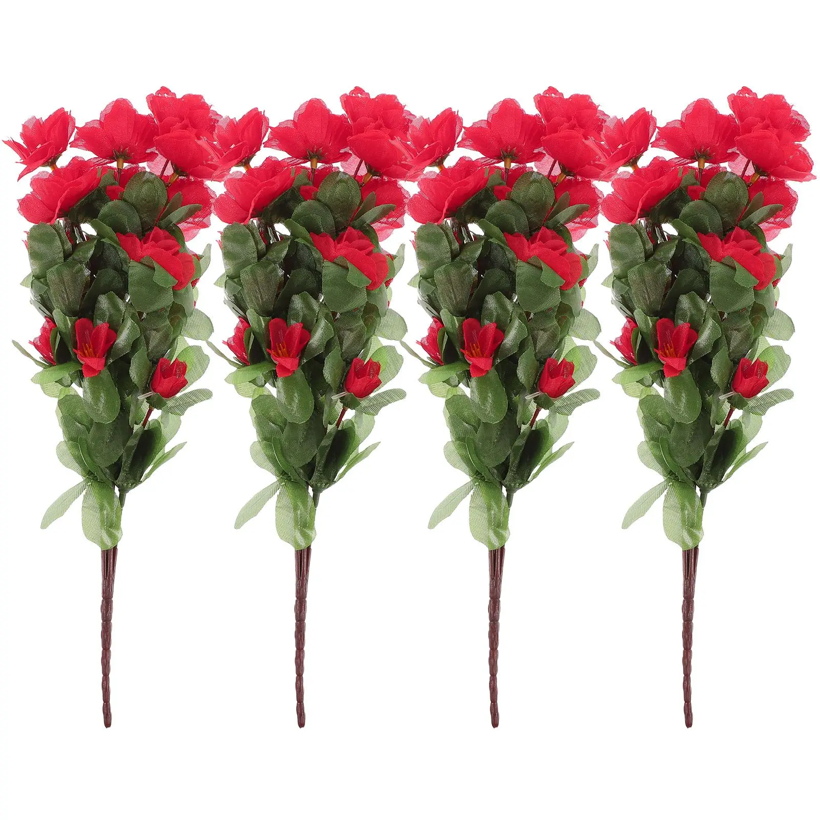 4 Pcs Rhododendron 7 Heads 42 LeavesDecorative Garden Home Party Floral Centerpieces Decorative Flowers Ornament
4 Pcs Rhododendron 7 Heads 42 LeavesDecorative Garden Home Party Floral Centerpieces Decorative Flowers Ornament