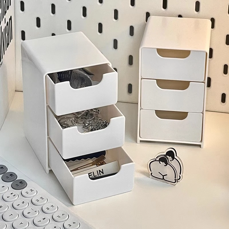 Simple 3-layer Drawer Desktop Mini Storage Box Multi-functional Jewelry Stationery Sundries Storage Box Handmade Parts Organizer
Simple 3-layer Drawer Desktop Mini Storage Box Multi-functional Jewelry Stationery Sundries Storage Box Handmade Parts Organizer