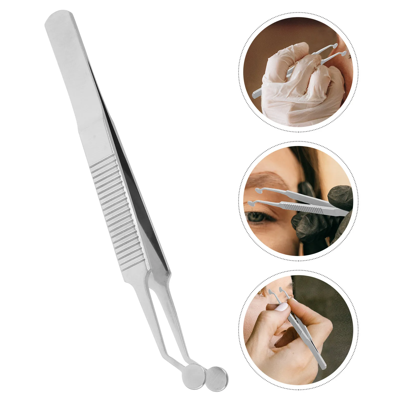 Stainless Steel Meibomian Glands Expressor Eyelid Massage Tweezers Round Tip Professional Eye Care Tool for Dry Itchy Eyes
Stainless Steel Meibomian Glands Expressor Eyelid Massage Tweezers Round Tip Professional Eye Care Tool for Dry Itchy Eyes
