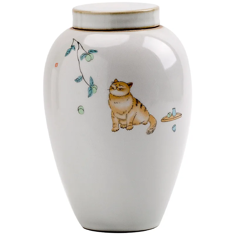 Pet Urn Lovely Delicate Moisture-proof Teeth Beard Memorial Collection Cat Dog Urn With Scriptures Container For Pet Ashes
Pet Urn Lovely Delicate Moisture-proof Teeth Beard Memorial Collection Cat Dog Urn With Scriptures Container For Pet Ashes