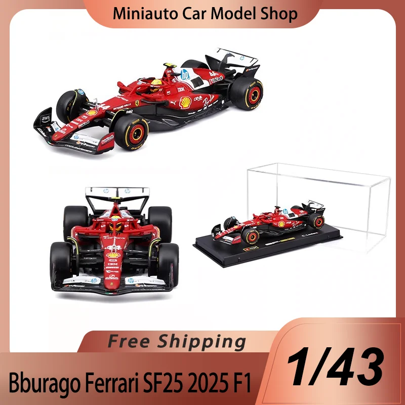 In Stock New 2025 Bburago F1 1:43 Ferrari Sf25 #44 #16 Alloy Miniature Diecast Model Formula Racing Toy F1 Car Ornament Gift
In Stock New 2025 Bburago F1 1:43 Ferrari Sf25 #44 #16 Alloy Miniature Diecast Model Formula Racing Toy F1 Car Ornament Gift
