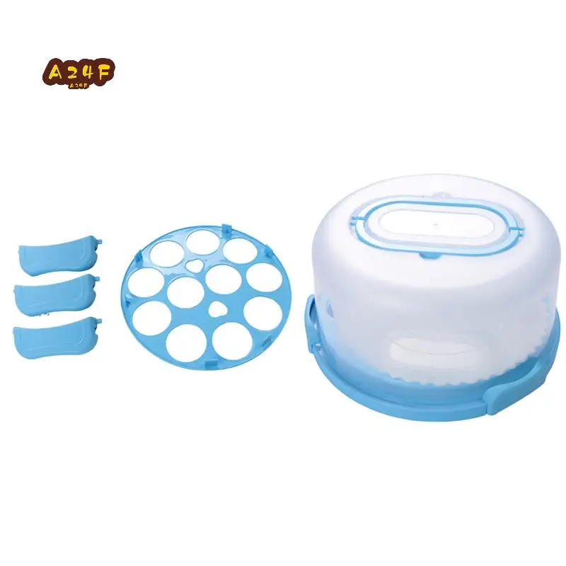 A24F-Cake Cupcake Carrier With Lid And Handle + Cake Stand Plate With Dome 10Inch Round Cake Container Holder With Cover Blue
A24F-Cake Cupcake Carrier With Lid And Handle + Cake Stand Plate With Dome 10Inch Round Cake Container Holder With Cover Blue