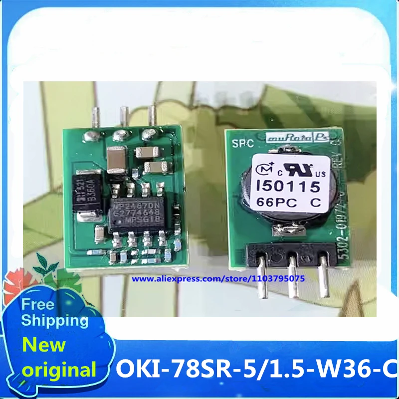 2 шт.-10 шт./лот, 100% новый OKI-78SR-5/1.5-W36-C SIP3 I50115, неизолированный модуль питания преобразователя постоянного тока
2 шт.-10 шт./лот, 100% новый OKI-78SR-5/1.5-W36-C SIP3 I50115, неизолированный модуль питания преобразователя постоянного тока