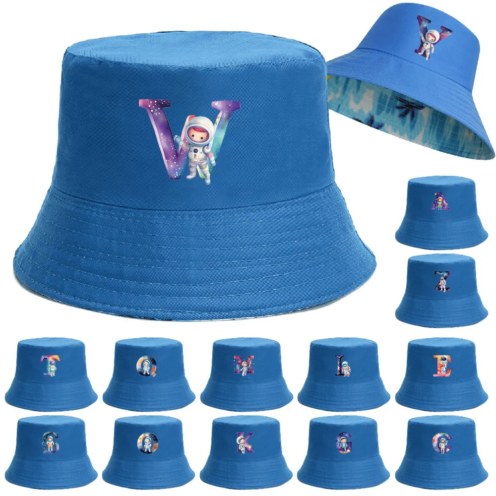 Fisherman Fishing Hat Fashion Reversible Cap Astronaut Letter Pattern Print Bucket Hats Men Women Beach Girl Boy Panama Hat
Fisherman Fishing Hat Fashion Reversible Cap Astronaut Letter Pattern Print Bucket Hats Men Women Beach Girl Boy Panama Hat