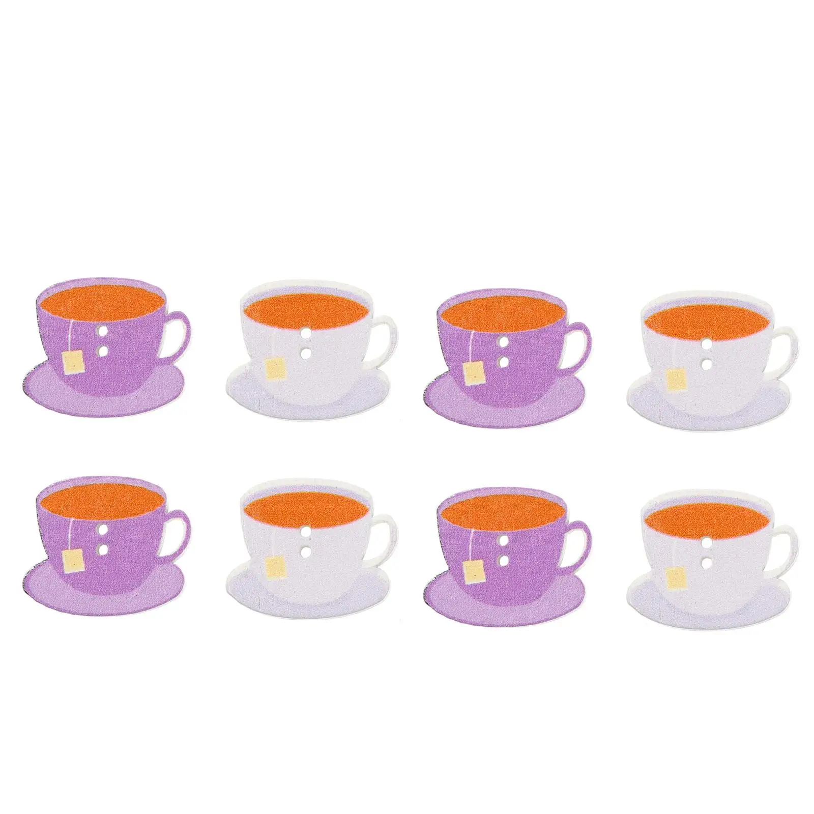 100 Pcs Wood Buttons Sewing Accessories Colorful Coffee Cup Shaped Decorative Fasteners for Clothing Craft Projects
100 Pcs Wood Buttons Sewing Accessories Colorful Coffee Cup Shaped Decorative Fasteners for Clothing Craft Projects