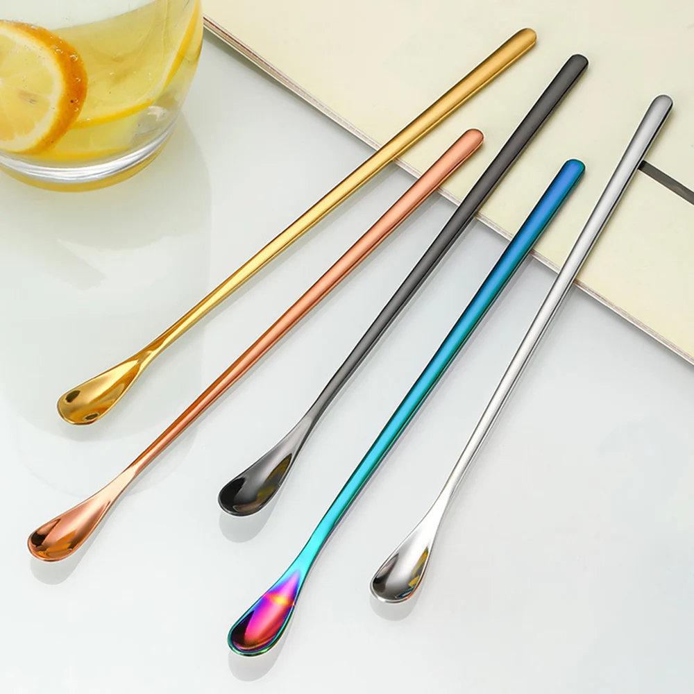 4Pcs Stainless Steel Stirring Spoon Juice Ice Cream Scoop Coffee Tea Spoon Bar Tableware Kitchen Tool Seasoning Mixing Dessert
4Pcs Stainless Steel Stirring Spoon Juice Ice Cream Scoop Coffee Tea Spoon Bar Tableware Kitchen Tool Seasoning Mixing Dessert