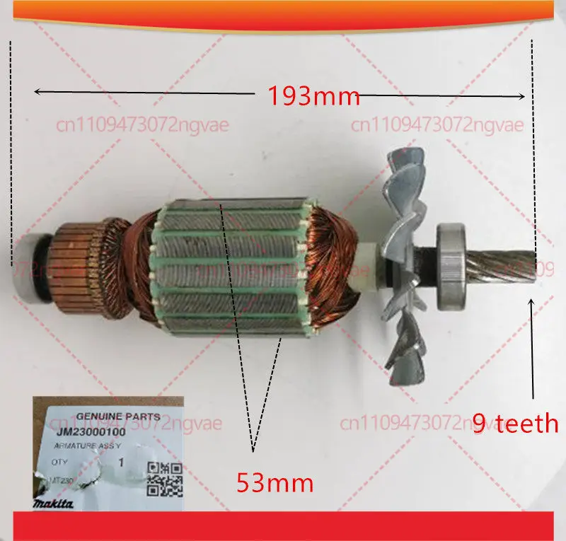 Для Makita M2300B MT230 M243 LS1017L MLS100 9 зубьев ротор 220 В-240 В
Для Makita M2300B MT230 M243 LS1017L MLS100 9 зубьев ротор 220 В-240 В