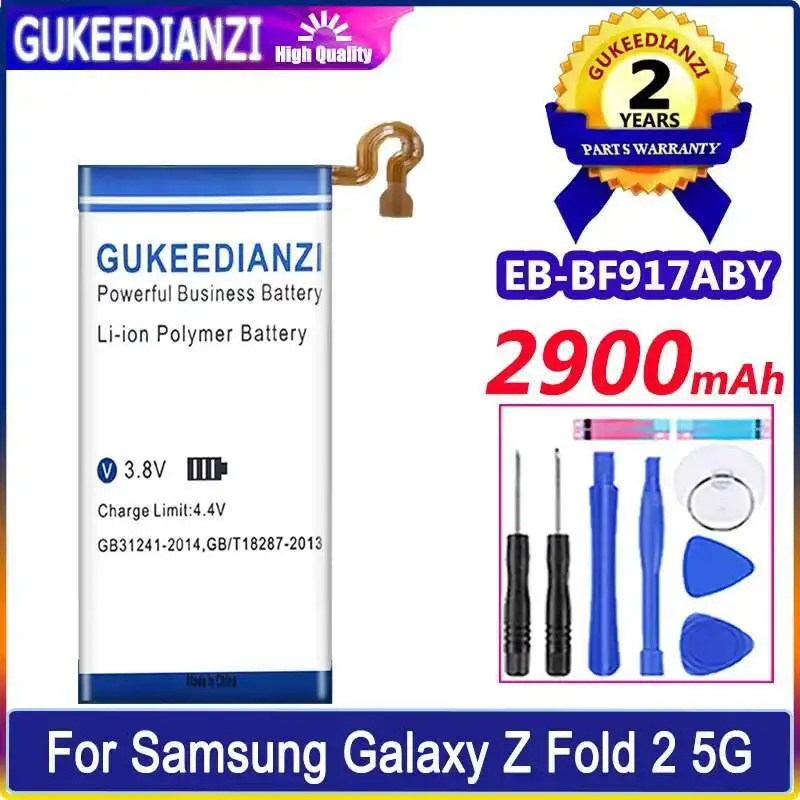 EB-BF917ABY Длительная производительность большой емкости 2900 мАч для Samsung Galaxy Z Fold 2 Fold2 5G SM-F916 Аккумулятор для мобильного телефона
EB-BF917ABY Длительная производительность большой емкости 2900 мАч для Samsung Galaxy Z Fold 2 Fold2 5G SM-F916 Аккумулятор для мобильного телефона