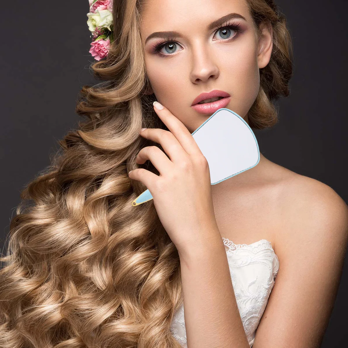 Lightweight Square Mirror with Handle Smooth Edges Safe Glass for Home Office Hotel Room Decoration Blue
Lightweight Square Mirror with Handle Smooth Edges Safe Glass for Home Office Hotel Room Decoration Blue