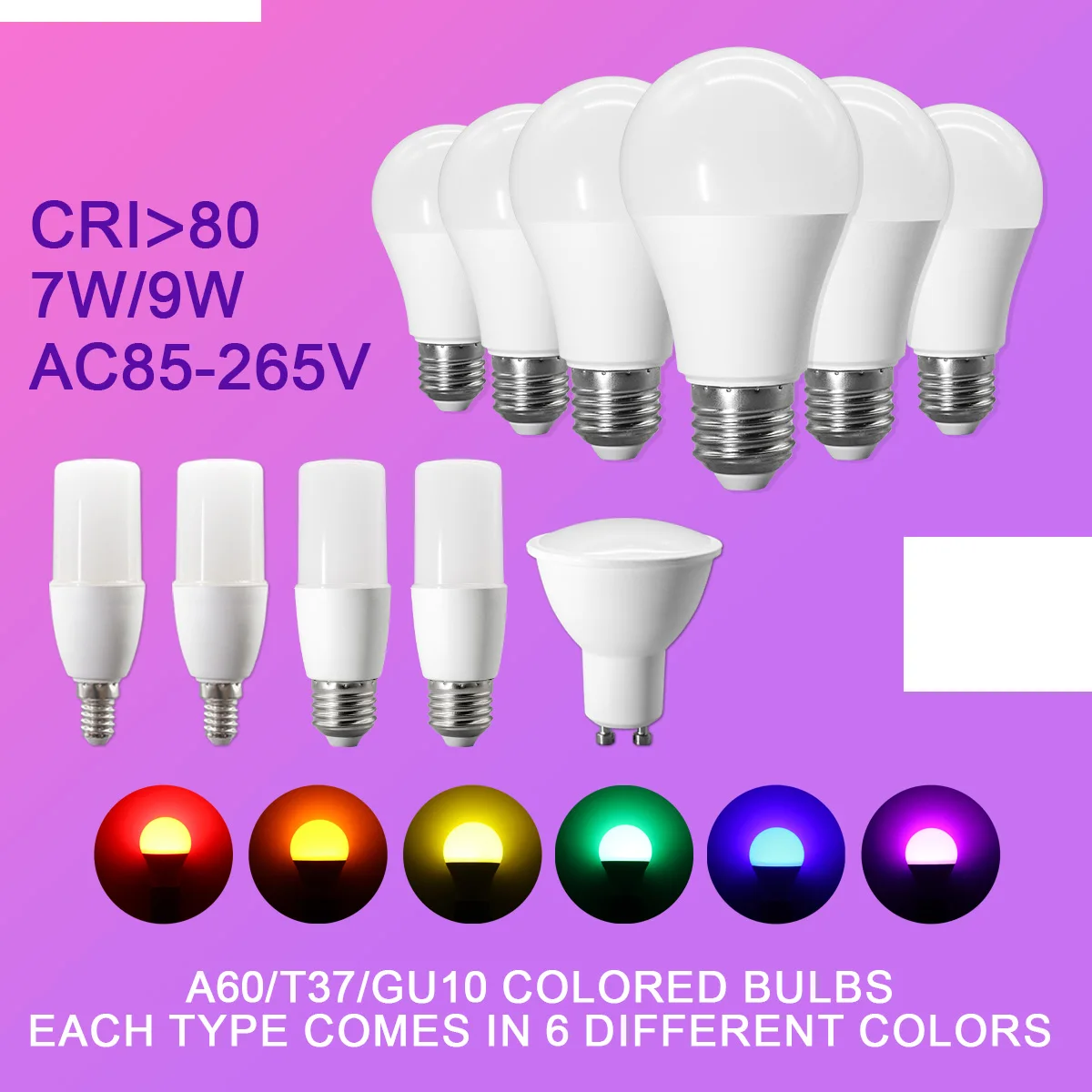 2 шт. светодиодные цветные лампы накаливания переменного тока 220 В 110 В E14 E27 GU10 RED Зеленый Синий Желтый Оранжевый Фиолетовый светильник для дома фойе derec
2 шт. светодиодные цветные лампы накаливания переменного тока 220 В 110 В E14 E27 GU10 RED Зеленый Синий Желтый Оранжевый Фиолетовый светильник для дома фойе derec