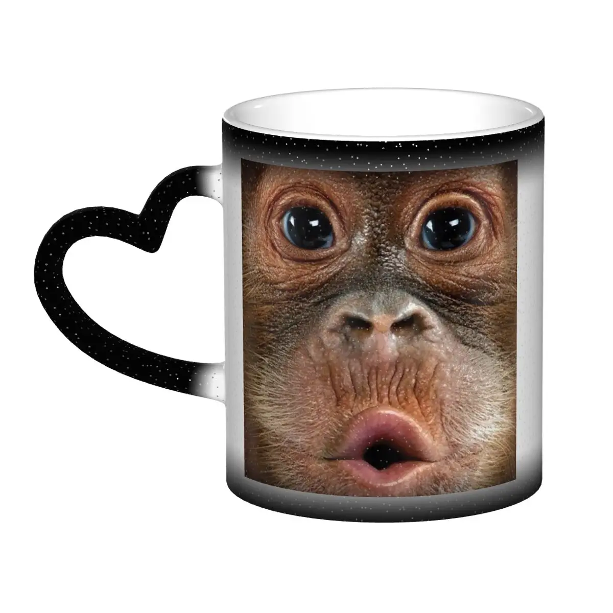 Кружка с большим лицом, детская орангутанга, обезьяна, забавные керамические кофейные чашки, чайные кружки, чашка для молока, посуда для напитков, подарок для друзей
Кружка с большим лицом, детская орангутанга, обезьяна, забавные керамические кофейные чашки, чайные кружки, чашка для молока, посуда для напитков, подарок для друзей