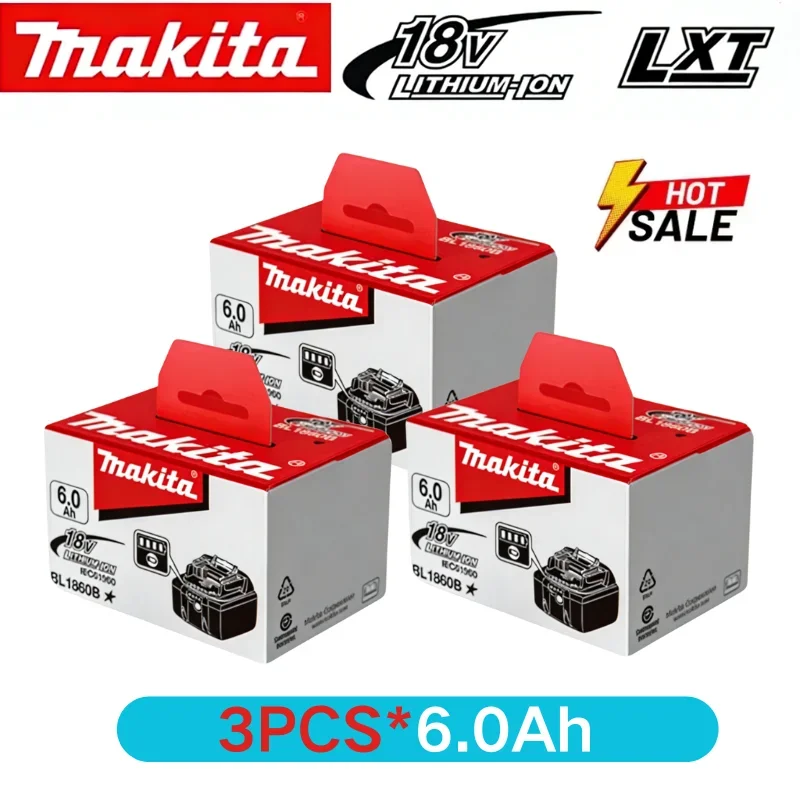 Genuine 6AH makita BL1860 18V Battery Power Tools Li-ion Replacement LXT BL1850 BL1840 for 18V Screwdriver with BMS TPCELL 18V
Genuine 6AH makita BL1860 18V Battery Power Tools Li-ion Replacement LXT BL1850 BL1840 for 18V Screwdriver with BMS TPCELL 18V