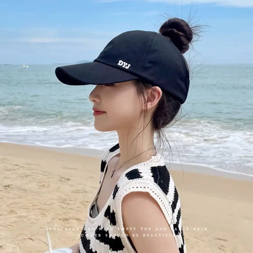 Simple Korean Style Empty Top Baseball Cap Letter Embroidery Baseball Hat Sun Hat Solid Color Cotton Peaked Cap Sports
Simple Korean Style Empty Top Baseball Cap Letter Embroidery Baseball Hat Sun Hat Solid Color Cotton Peaked Cap Sports