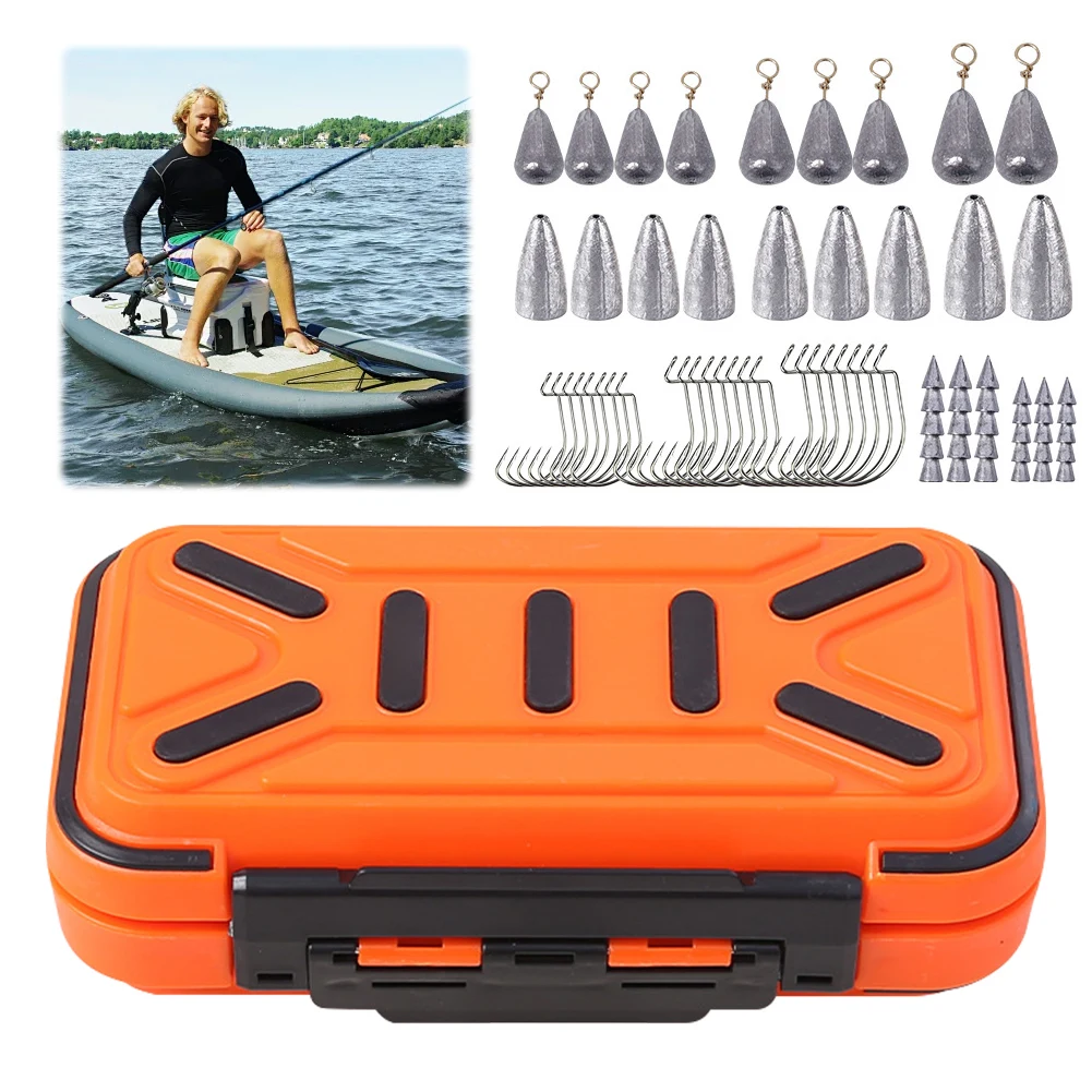 238pcs Fishing Tools Accessories Kit Set Including Box Hooks Swivels Sinkers Fishing Gear Set Fishing Gifts for Men
238pcs Fishing Tools Accessories Kit Set Including Box Hooks Swivels Sinkers Fishing Gear Set Fishing Gifts for Men