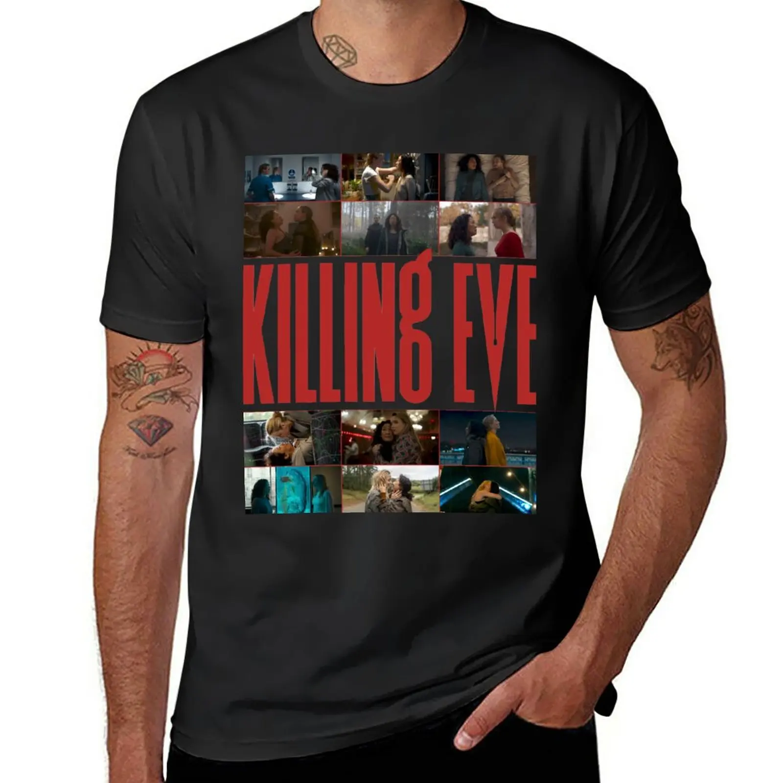 Триптих killing eve, футболка, летняя одежда, Симпатичные топы для мальчиков с животным принтом, облегающие футболки большого размера для мужчин
Триптих killing eve, футболка, летняя одежда, Симпатичные топы для мальчиков с животным принтом, облегающие футболки большого размера для мужчин
