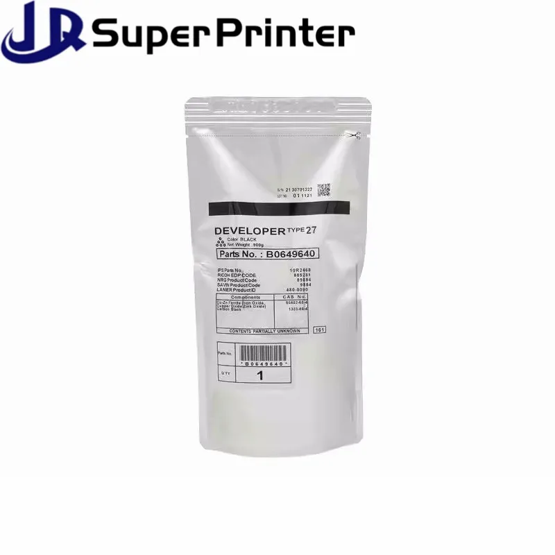 Порошок разработчика B0649460 1250g Type 27 для Ricoh Type 27, фотокопировальный аппарат, разработчик Aficio MP 9000 1100 1350
Порошок разработчика B0649460 1250g Type 27 для Ricoh Type 27, фотокопировальный аппарат, разработчик Aficio MP 9000 1100 1350