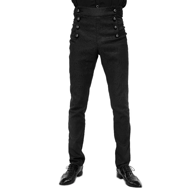 COSSteampunk Gothic High Waist Slim Fit Men's Pants Retro Punk Trousers Medieval Costume
COSSteampunk Gothic High Waist Slim Fit Men's Pants Retro Punk Trousers Medieval Costume