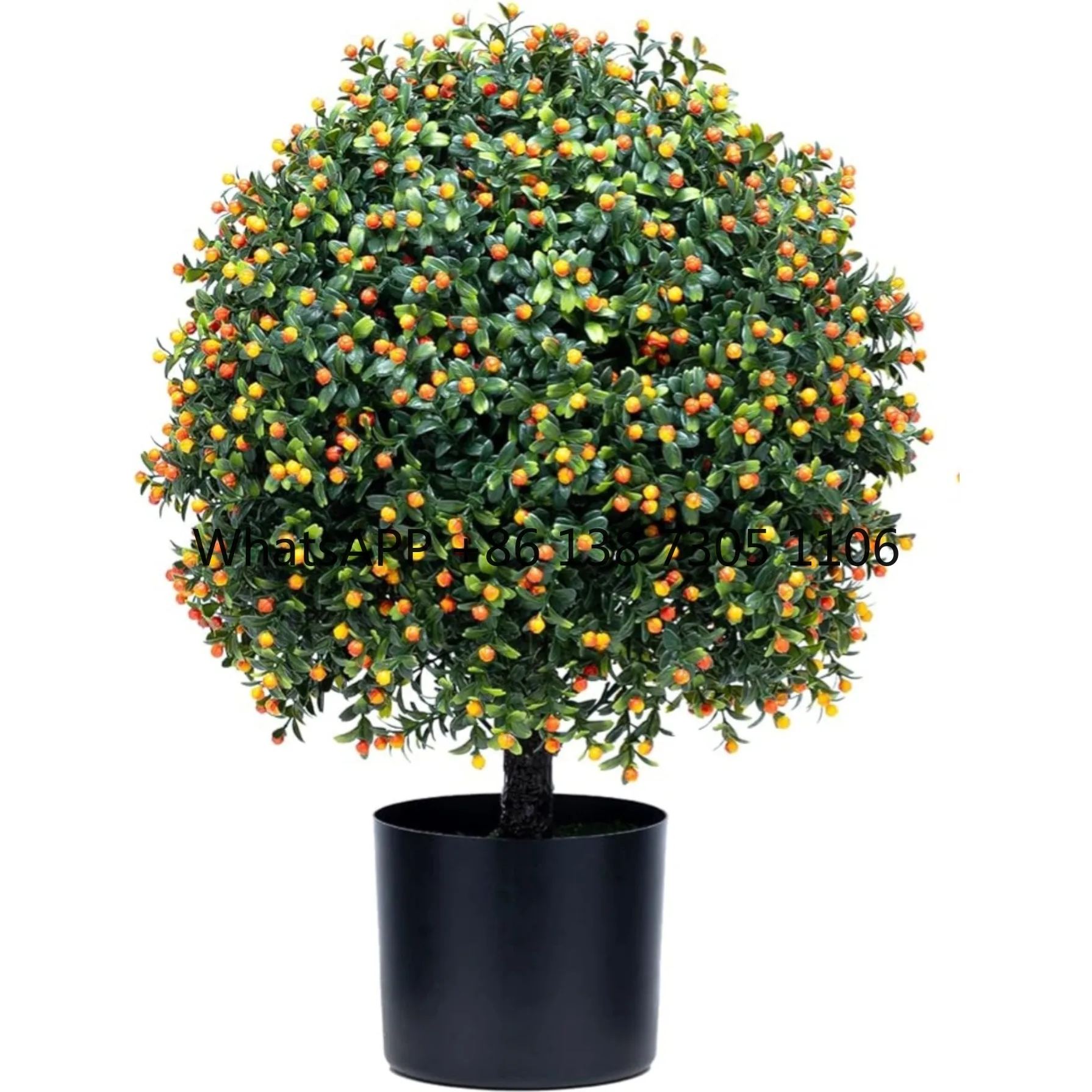 Round boxwood potted plant false green plant outdoor orange and yellow fruit shrub garden decoration bonsai simulation bonsai
Round boxwood potted plant false green plant outdoor orange and yellow fruit shrub garden decoration bonsai simulation bonsai