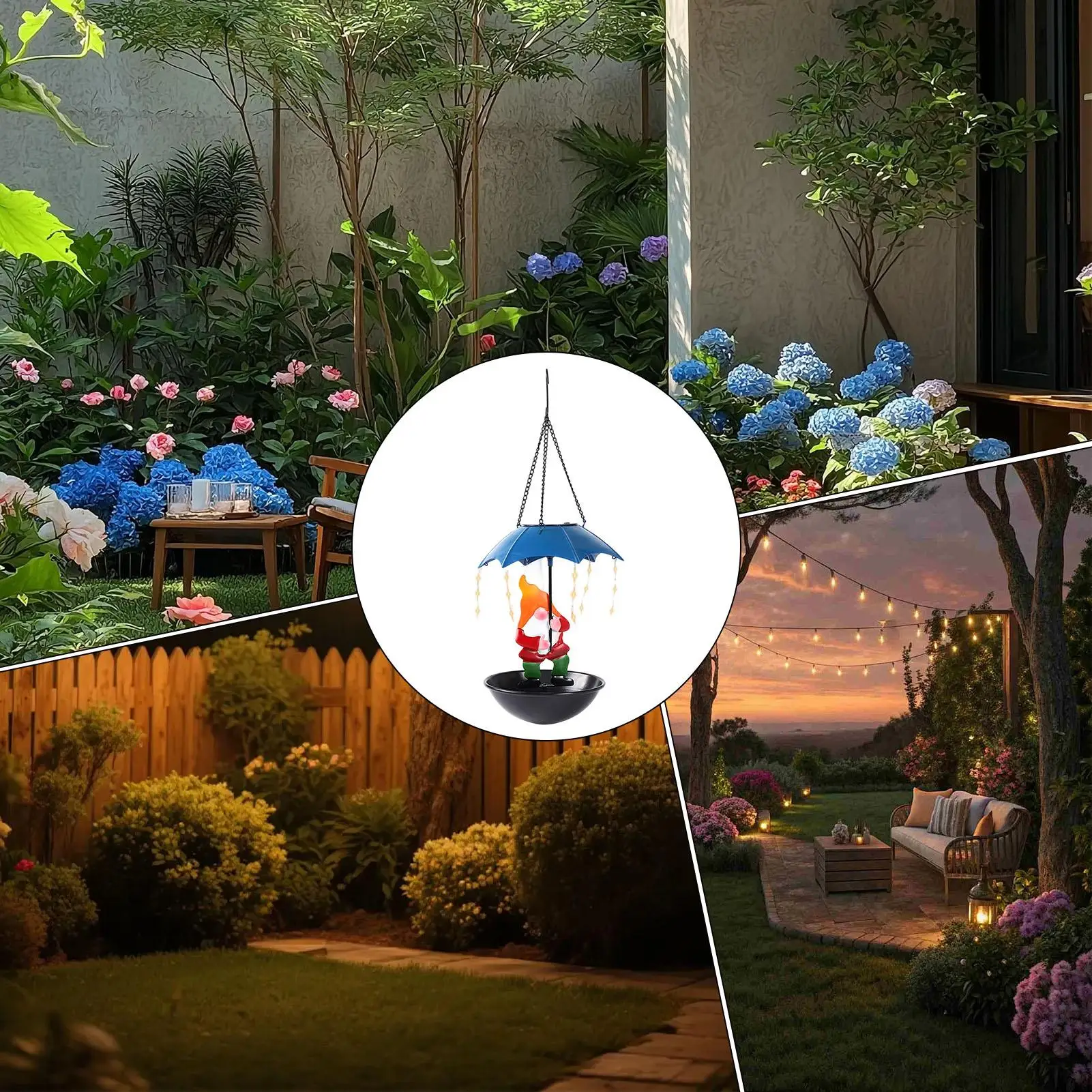 Metal Bird Feeder Umbrella Decorative Gnome Tray Outdoor Yard Wild Bird Suet Feeders For Garden Pathway Backyard Farm Lawn
Metal Bird Feeder Umbrella Decorative Gnome Tray Outdoor Yard Wild Bird Suet Feeders For Garden Pathway Backyard Farm Lawn