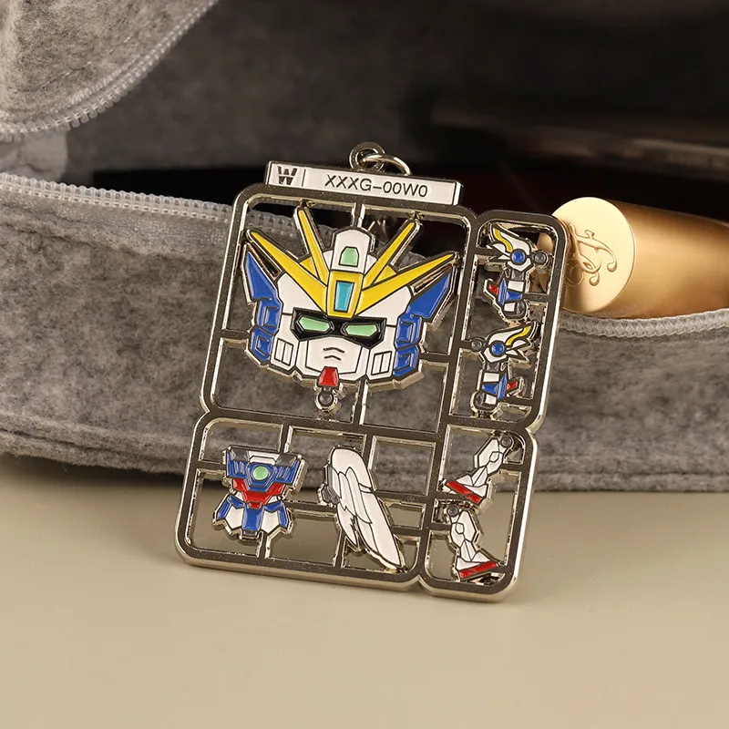 Diy Self Made Cartoon Gundamed Metal Keychain Pendant Keychain Zero Ew Chain Hollow Accessories Pendant Gift Toys
Diy Self Made Cartoon Gundamed Metal Keychain Pendant Keychain Zero Ew Chain Hollow Accessories Pendant Gift Toys