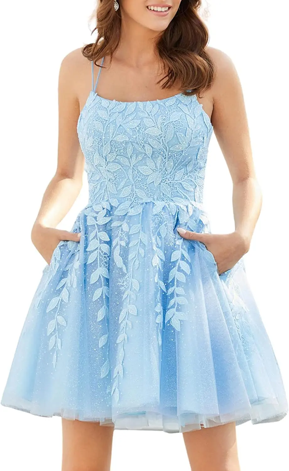 Charmingbridal A-Line Scoop Homecoming Dresses for Teens Short Tulle Juniors Prom Dress with Pockets Cocktail Party 2022
Charmingbridal A-Line Scoop Homecoming Dresses for Teens Short Tulle Juniors Prom Dress with Pockets Cocktail Party 2022