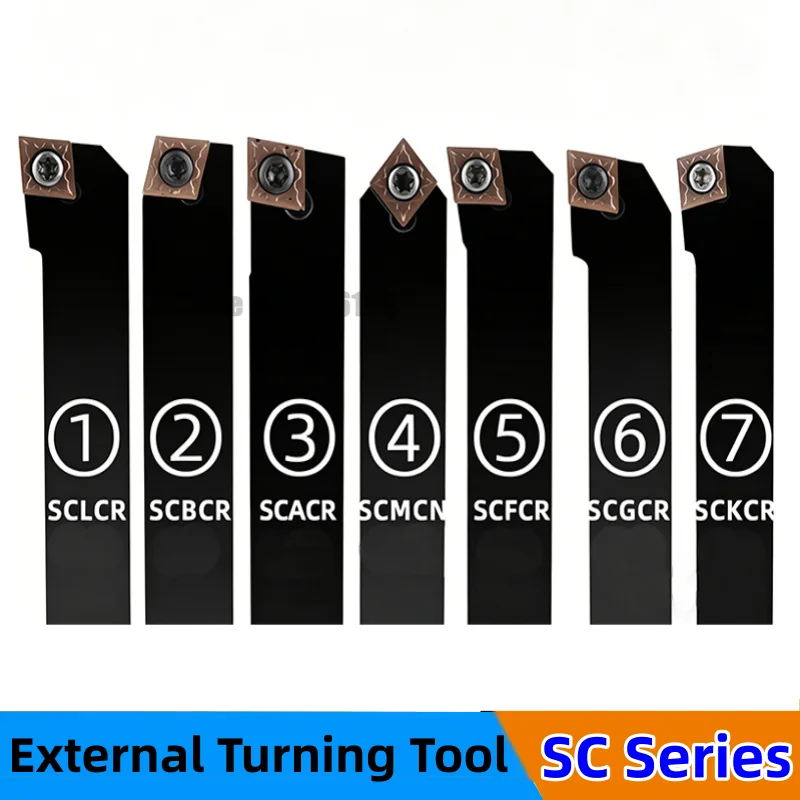 1PC External Turning Tool SCLCR1010 0808 1212 1616 2020 SCKCR SCFCR SCMCN SCGCR SCBCR SCACR Holder For Used on CNC Lathe Machine
1PC External Turning Tool SCLCR1010 0808 1212 1616 2020 SCKCR SCFCR SCMCN SCGCR SCBCR SCACR Holder For Used on CNC Lathe Machine