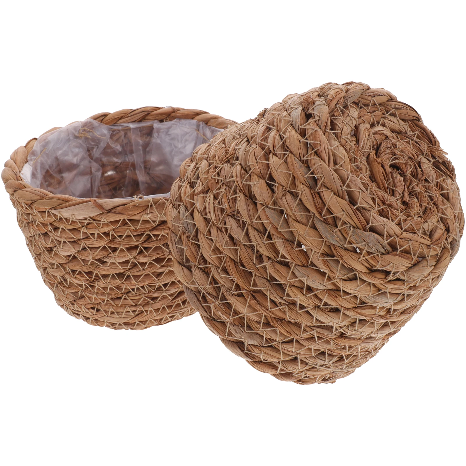 2 Pcs Green Plant Pot Woven Planter Straw Flower Basket 13cm Diameter Home Office Decor Durable Storage Container
2 Pcs Green Plant Pot Woven Planter Straw Flower Basket 13cm Diameter Home Office Decor Durable Storage Container