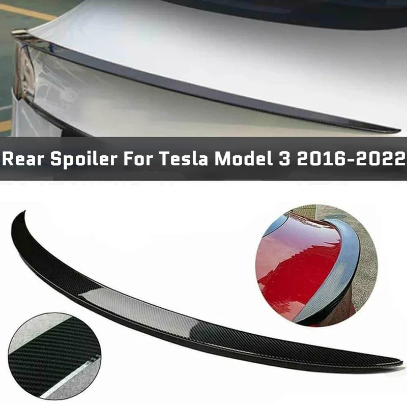 For Tesla Model 3 Spoiler Spoiler Tesla Spoiler 2016-2022 Rear Wing Rear Trunk Lip Carbon Fiber Wing Car Styling
For Tesla Model 3 Spoiler Spoiler Tesla Spoiler 2016-2022 Rear Wing Rear Trunk Lip Carbon Fiber Wing Car Styling