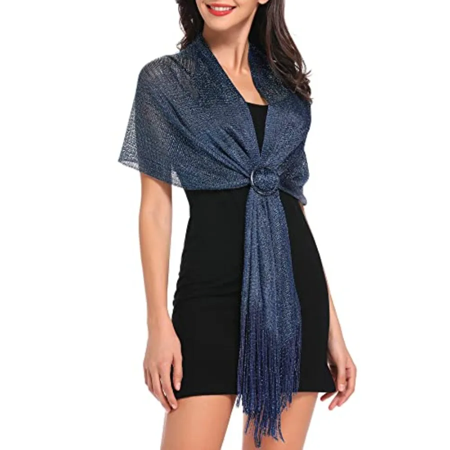 vimate Sparkling Metallic Shawls and Wraps for Evening Party/Wedding/Formal Dresses With Free Buckle
vimate Sparkling Metallic Shawls and Wraps for Evening Party/Wedding/Formal Dresses With Free Buckle