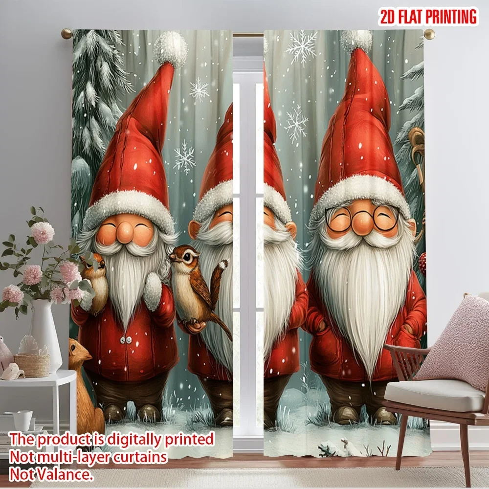 2pcs,2D plane printing Curtains Roller Blinds Cute Gnomes Forest Winter Snow (3) Polyester (without rod) Festive Use for Living
2pcs,2D plane printing Curtains Roller Blinds Cute Gnomes Forest Winter Snow (3) Polyester (without rod) Festive Use for Living