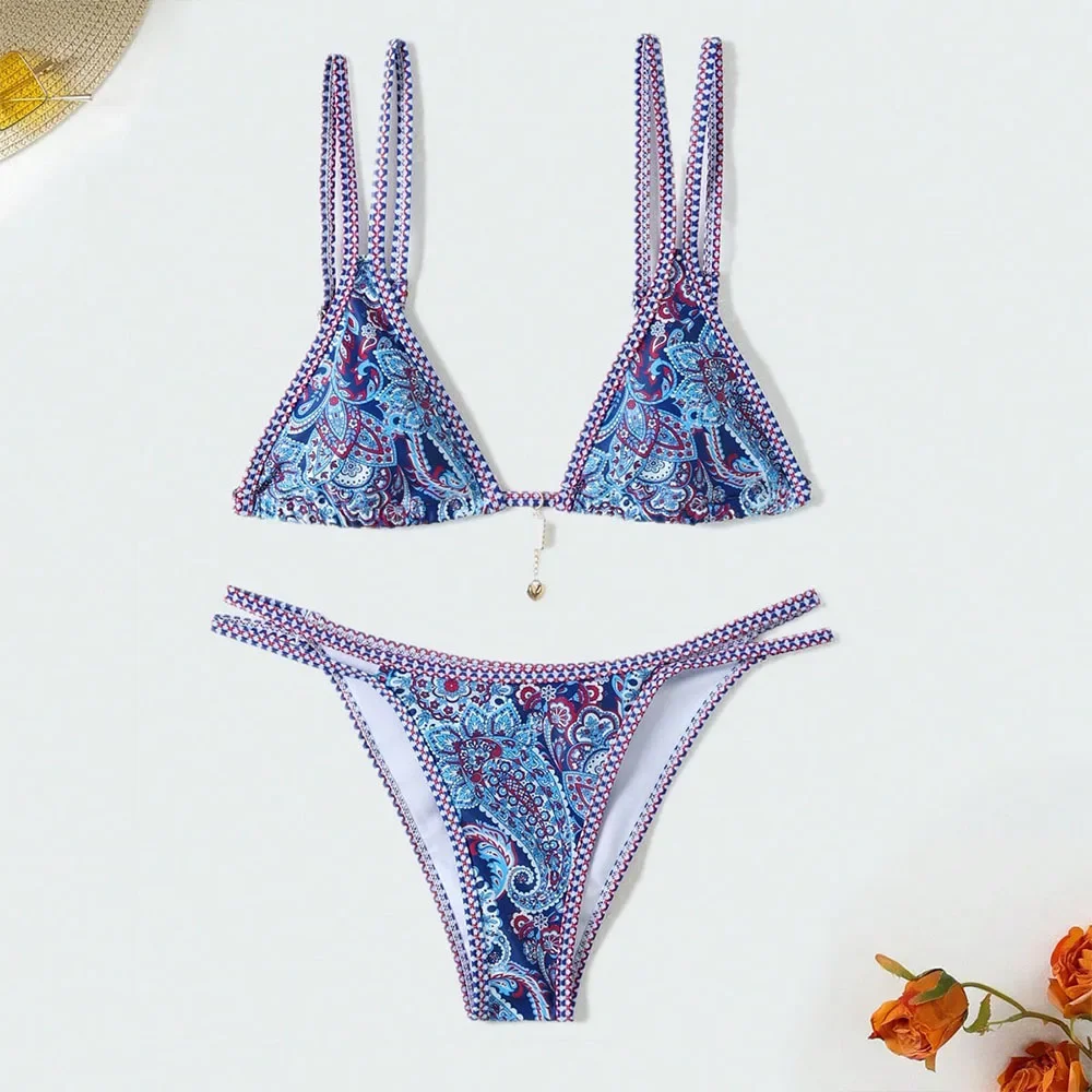 Sexy Print Bikini 2025 Push Up Triangle Swimsuit Female Swimwear Women Thong Bikinis Set Bather Beach Wear Bathing Suit Woman
Sexy Print Bikini 2025 Push Up Triangle Swimsuit Female Swimwear Women Thong Bikinis Set Bather Beach Wear Bathing Suit Woman