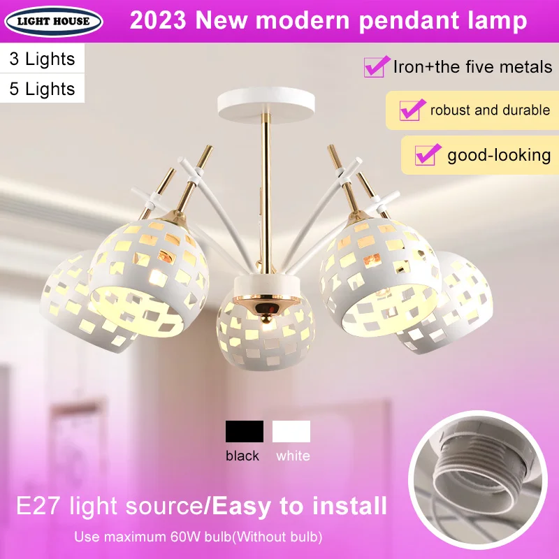Modern E27 Ceiling Lamp Atmosphere Lamp Suitable For Living Room, Dining Room, Bedroom, Kitchen, Ceiling light Decoration
Modern E27 Ceiling Lamp Atmosphere Lamp Suitable For Living Room, Dining Room, Bedroom, Kitchen, Ceiling light Decoration