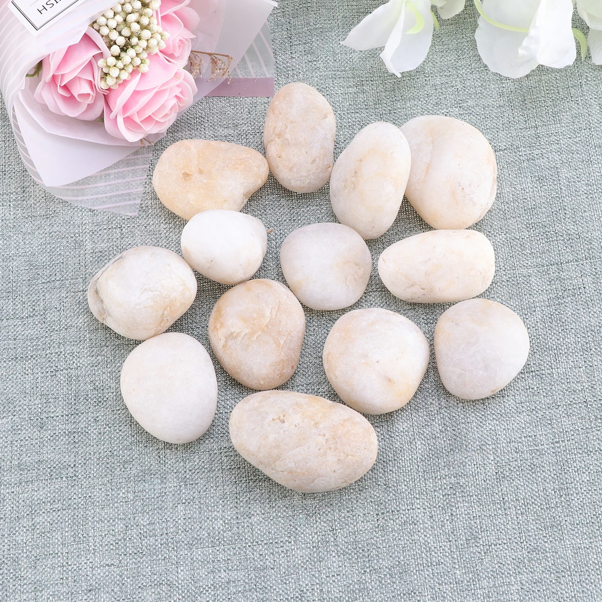 350G Smooth Painting Rocks Diy Polishing Pebbles 'S Hand-Painted Stones Creative Art Crafts Decor Garden Grey Assorted
350G Smooth Painting Rocks Diy Polishing Pebbles 'S Hand-Painted Stones Creative Art Crafts Decor Garden Grey Assorted