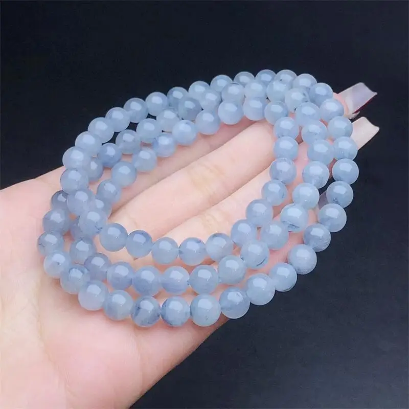 6MM Natural Blue Rabbit Hair Quartz Triple Circle Bracelet Wealth Beads Crystal Quartz Fashion Jewelry Gift For Women 1pcs
6MM Natural Blue Rabbit Hair Quartz Triple Circle Bracelet Wealth Beads Crystal Quartz Fashion Jewelry Gift For Women 1pcs