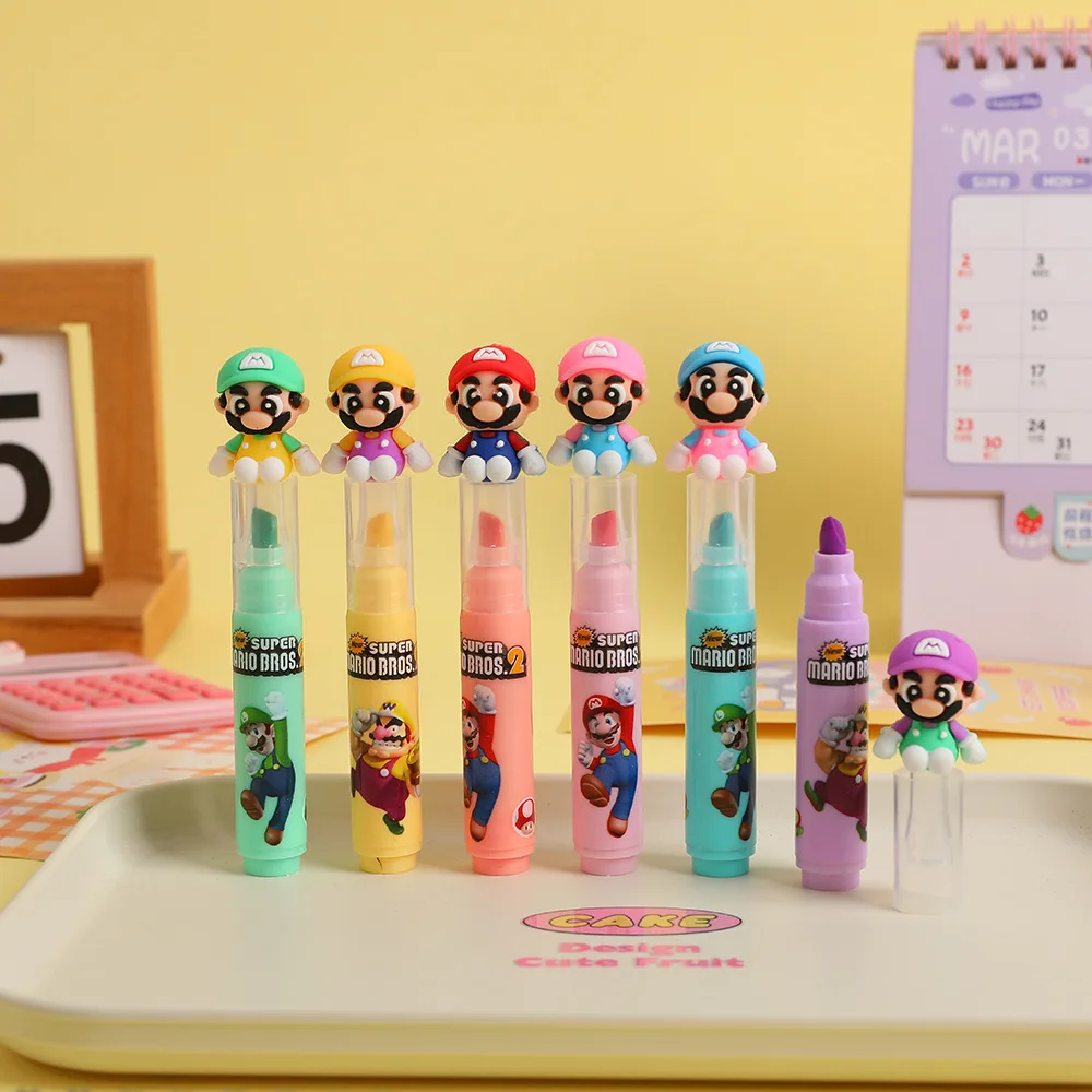6/36pcs New Cartoon Marias pen marker taking pen highlighter pen kawaii handheld account pen, stationery learning supplies, gift
6/36pcs New Cartoon Marias pen marker taking pen highlighter pen kawaii handheld account pen, stationery learning supplies, gift